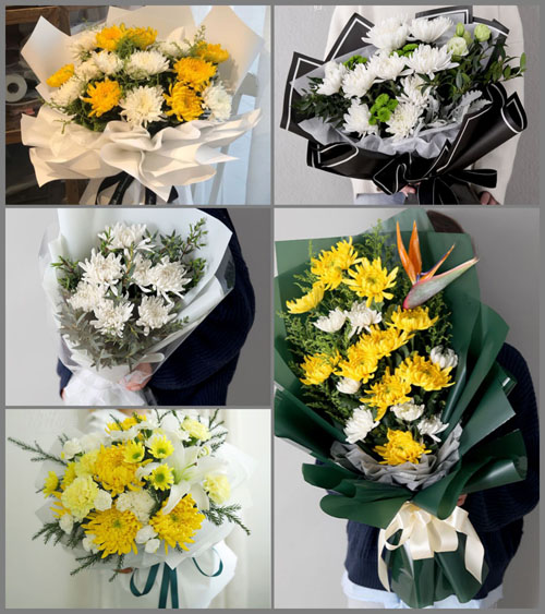 广东梅州市丰顺县潭江镇社輋村白事花束代送
